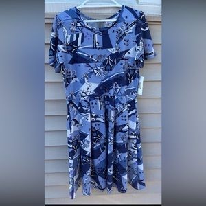 NBC LulaRoe Amelia Dress W/Pockets 2X